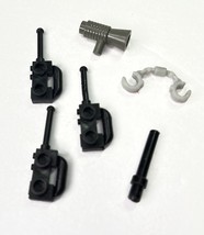 Lego Minifigure Accessories Lot Radios- Handcuffs - Baton - Megaphone Po... - $9.50