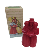 Vintage Avon Christmas Carolers Pomander Red Wax Candle w/Box - £20.75 GBP
