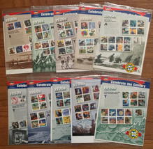 Celebrate The Century USA Complete Set 10 Sheets USPS Stamps Brand New U... - £76.45 GBP