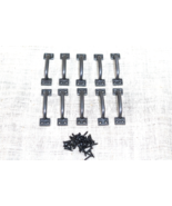 10 CAST IRON HANDLES DRAWER PULLS SMALL 4&quot; LONG HOME DECOR KITCHEN WINDO... - $497.06 MXN