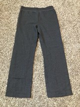 Hanes Sweat Pants Womens Small Gray Comfort Blend Fleece Lined Gym Work ... - $18.69