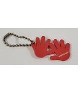 *B) Vintage Tom Tom Navigation Flexible Soft Rubber Hands Keychain - £6.17 GBP
