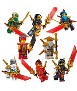 8Pcs Ninjago Minifigures Dragon Armour Kai Jane Zane Nya Lloyd Mini Bloc... - $36.89