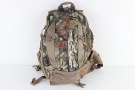 Vintage Streetwear Distressed Camouflage Hiking Hunting Backpack Book Bag Pack - £64.17 GBP