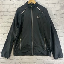 Under Armour Jacket Mens Sz XL Black Zip Up All Season Gear - £19.37 GBP