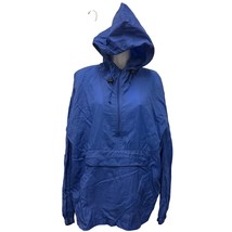VTG Honors (kmart) 90s SZ L Jacket 1/4 Zip Jacket pullover front zip blu... - $28.49