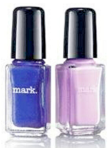 Avon's Mark Nail It Polish, Nail Lacquer - Tickled Pink and Violet Daze, New Box - $4.55
