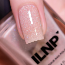 ILNP Birthday Suit - Cashmere Pink Holographic Nail Polish, Neutral Nude, Chip R - £16.50 GBP