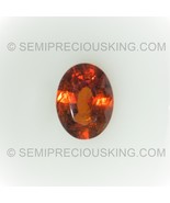 Natural Spessartite Oval Facet Cut 8x6mm Intense Orange Color VVS Clarit... - $205.11