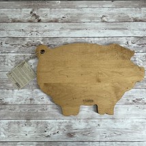JK Adams THE PIG, Solid Maple Wood Cutting Board 14x10 Vermont, USA - £27.31 GBP