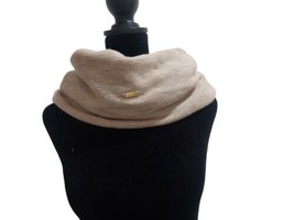 Calvin Klein Beige Knit Neck Warmer Scarf Women&#39;s One Size NWT - £9.72 GBP