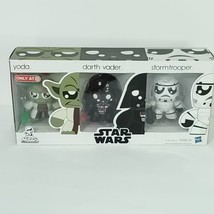 Star Wars Mini Mighty Muggs 3-Pack Target Yoda Darth Vader Stormtrooper NEW - £23.73 GBP