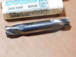 Metal Removal Solid Carbide 1/2&quot; x 5/8&quot; LOC x 3.0&quot; OAL 4 Flute Double End Mill - £39.56 GBP