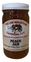 PEACH JAM - 100% All Natural Preserves Amish Homemade Fresh Summer Fruit Spread - £7.98 GBP+