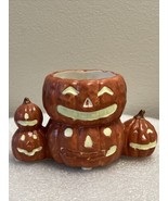 Yankee Candle Halloween Stacked Pumpkins Candle Holder NEW - $17.82