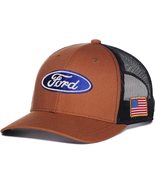 OC Sports American Flag Hat Adjustable Mesh Trucker Cap Multicolor - £21.11 GBP