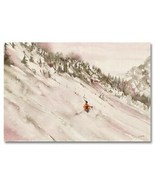 A. Lavalle - Speedy Skier Original Painting on Canvas - £634.69 GBP