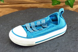 Converse All Star Toddler Girls 5 Medium Blue Low Top Fabric - £16.95 GBP