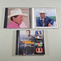 Country Music CD Lot Albums George Strait Kenny Chesney Phil Vassar - $9.99