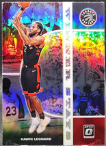 2019-20 Panini Donruss Optic Winner Stays Kawhi Leonard #8 Silver Prizm - $4.99