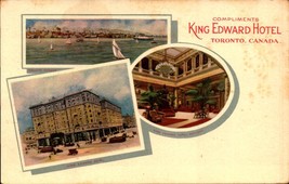 King Edward Hotel in Toronto, Canada-Multi-View undivided back Postcard bk58 - £6.22 GBP