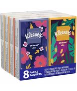 Kleenex Go Packs Facial Tissues 3 Ply White 8 Pouches Per Pack - $260.39 MXN