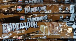 3X GAMESA EMPERADOR PIRUETAS GALLETAS CON NUEZ - 3 PACKS OF 91g EACH - F... - $17.81