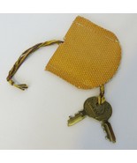 RARE Set of 2 OSHKOSH Luggage Trunk Keys w/cover KEYS &amp; COVER ONLY Vintage - £39.51 GBP
