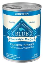 Blue Buffalo Adult Chicken w/ Vegetables Pate Wet Dog Food, 12.5 oz. 1 Can - $12.03