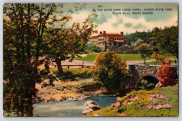 Postcard The State Game Lodge Hotel, Custer State Park, Black Hills, SD - £3.98 GBP