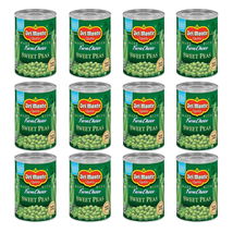 DEL MONTE Sweet Peas Canned Vegetables, 12 Pack, 15 Oz Can - £42.92 GBP