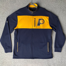 Adidas Indiana Pacers Jacket Adult XL Full Zip Mock Neck Climawarm Sweat... - £21.49 GBP