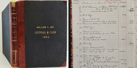 1884 Antique Handwritten Journal Boston Wm F. Joy Glidden &amp; Joy Varnish Co Oh - £174.40 GBP