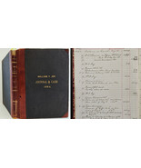 1884 antique HANDWRITTEN JOURNAL boston Wm F. JOY GLIDDEN &amp; JOY VARNISH ... - £175.12 GBP