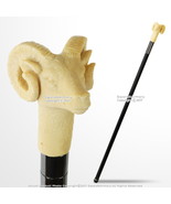 36&quot; Fantasy Walking Cane Stick with Ram Head Handle Costume - £15.67 GBP