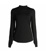 Climate Right Cuddl Duds ~ Black ~ Small ~ Long Sleeve ~ Mock ~ Mitten Cuff - $42.10 CAD