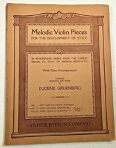 Melodic Violin Pieces Vol. II with piano, 30 Drawing Room pcs, study of Shifting - £17.34 GBP