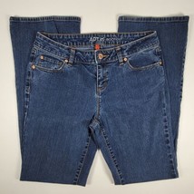 Apt. 9 Womens Size 6 Medium Wash Mid Rise Bootcut Denim Jeans - £11.81 GBP