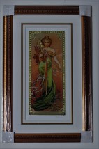 &quot;The Seasons: Spring&quot; (1900) by (After) Alphonse Mucha Signed No. 232/475 Giclée - £2,965.56 GBP