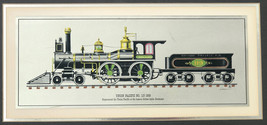 Union Pacific NO. 119 1868 Golden Spike and Jupiter Train Color Etch Print  - £11.27 GBP