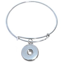 Thin Bangle Bracelet with One Snap - $4.83