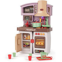 Kitchen Play Set Pretend Playset Bbq Toy Cooking Sink For Kids Gift Toddler Girl - £29.67 GBP