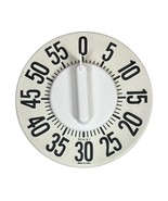 Vintage Maxi Retro Made USA 8&quot; Maxi-Aids Deluxe Wall Timer White NY Low ... - $295.07 MXN