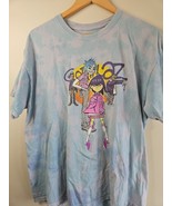 Gorillaz Anime Band Blue Tye Dye T-Shirt, Men&#39;s L - €12,83 EUR
