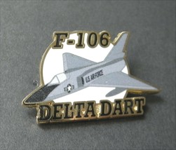 Convair F-106 Delta Dart USAF Air Force Aircraft Lapel Pin 1.3 inches - £4.42 GBP