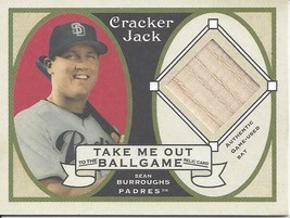 2005 Topps Cracker Jacks Take Me Out To The Ballgame Relics S Burroughs Padres - £2.73 GBP