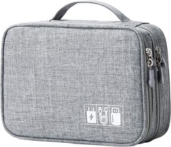 Travel Cable Organizer Bag, Electronic Accessories Case Portable Double,... - $31.97