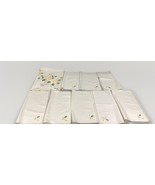 Vintage Hand Embroidery Broderie A La Main Floral Tablecloth &amp; Napkins S... - €21,17 EUR