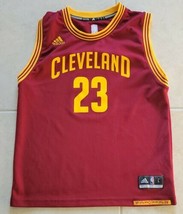 LEBRON JAMES #23 Cleveland Cavaliers Cavs Jersey kids Large Adidas - £15.98 GBP