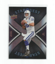 Peyton Manning (Indianapolis Colts) 2008 Upper Deck Starquest Insert Card #SQ25 - £5.32 GBP
